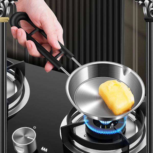 Mini Nonstick Frying Pan Breakfast Wok Steak Egg Pancake Pot 304 Stainless Steel Pan Bottom Induction Cooker Gas Stove