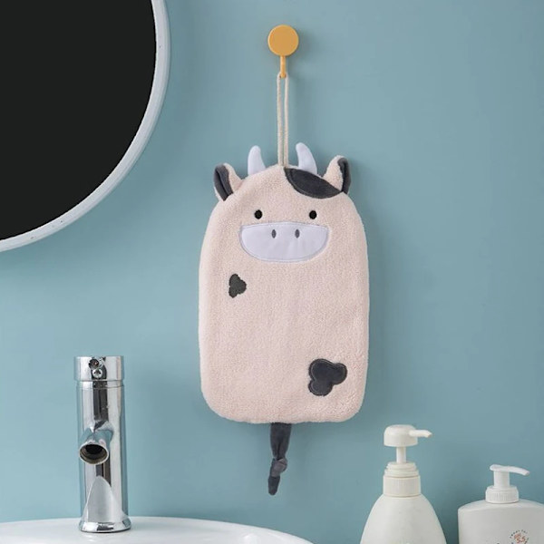Hand Towel Cute Animal Hand Towel Washcloth for Children Animal Towels Strong Water Absorption Cute Hanging Kawaii Towels