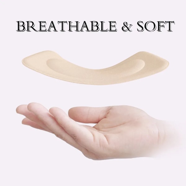 5Pairs Heel Insoles Patch Pain Relief Anti-wear Cushion Pads Feet Care Heel Protector Adhesive Back Sticker Shoes Insert Insole