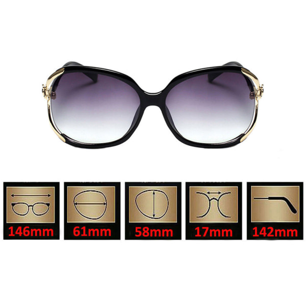 Women Myopia Glasses Large Frame Nearsighted Eyewear UV400 Sunglasses -0.5~6.0 T