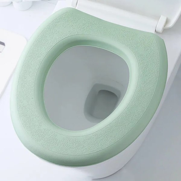 Foam Toilet Seat Cover Paste Washable Thicken Waterproof Universal Mat Cover Pad Cushion Seat Case Toilet Cover Bathroom