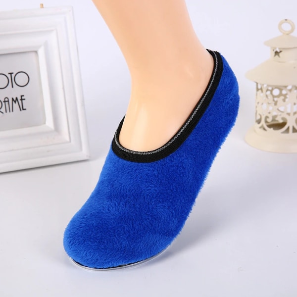 Indoor Floor Socks For Women Men Winter Warmer Thicken Non-slip Unisex Soft Home Room Short Shoes Fashion Solid Floor Socks