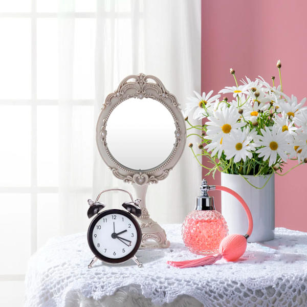 Twin Bell Alarm Clock, Loud Alarm Great For Heavy Sleepers  Stylish  , Battery Operated For Bedroom And Home Decoration