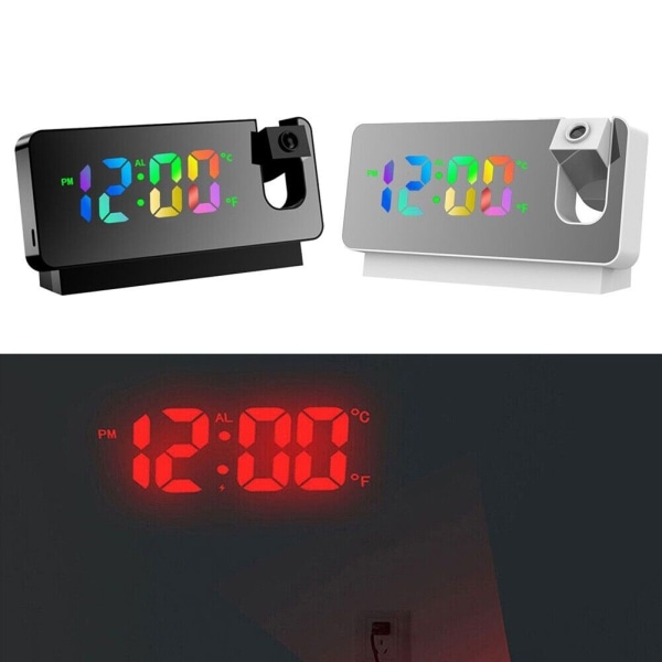 Weather Station Alarm Clock Home Offices DC 5V/0.5A Humidity Temperature