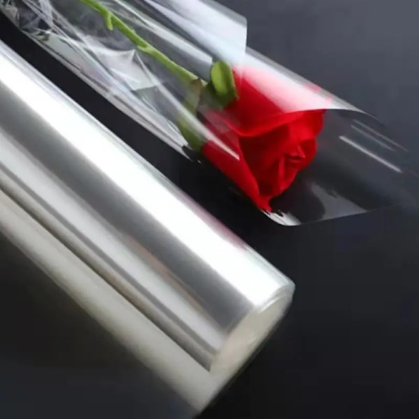 Clear Cellophane Wrap Roll For Gift Flower Bouquet Baskets Wrapping Arts Crafts Cellophane Wrapping Paper For Flowers Bag