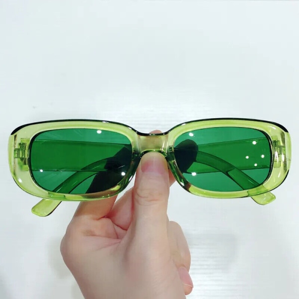 Small Rectangle Sunglasses Women Oval Vintage Brand Designer Square Sun Glasses