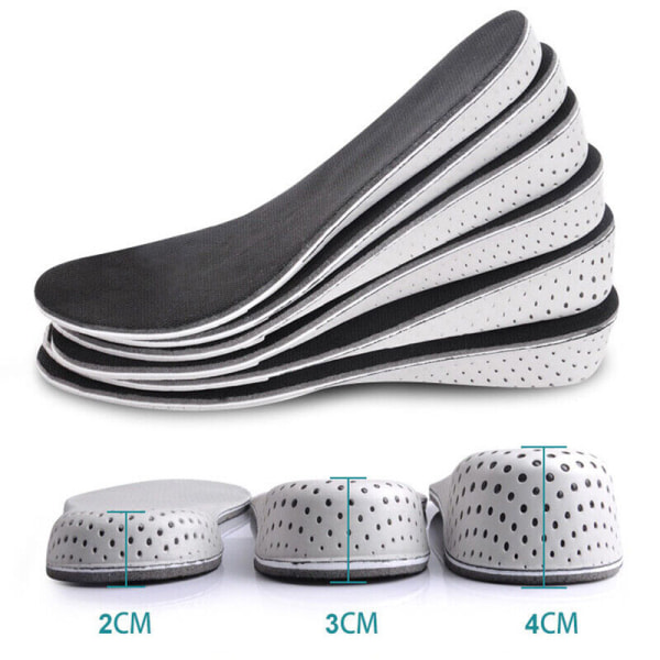 Unisex Insole Heel Lift Insert Shoe Pad Height Increase Cushion Elevator Tal^P1