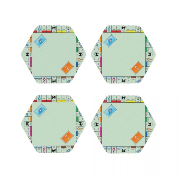 Board Game Board- Monopoly Coasters Dining Table Mat Utensils For Kitchen Induction Mat For Drying Dishes Mat Coffee Mat Hot Pad