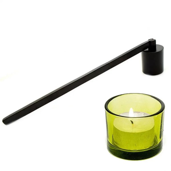 Stainless Steel Candle Fire Extinguisher Home Long Handle Candle Snuffer Retro Decorative Candle Aromatherapy Candle Shade