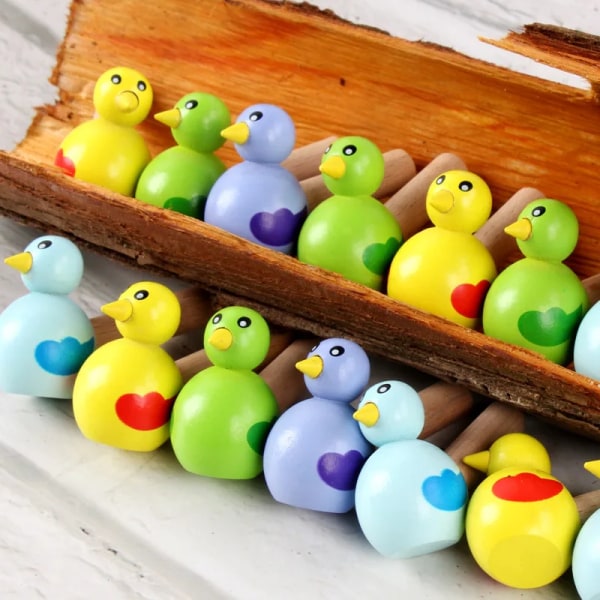 Cartoon Mini Bird Children Whistle Musical Instruments Toy Children Jewelry Pendant Wooden Early Learning Educational Toys