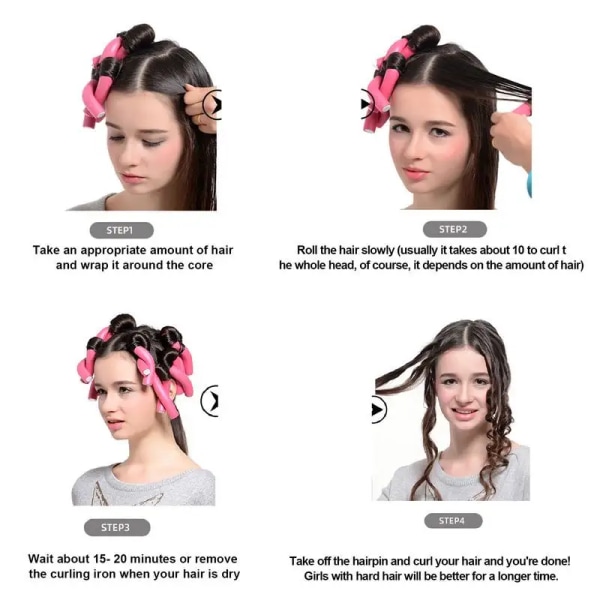 Heatless Curling Rod Headband Lazy Curler Headband Make Hair Soft And Shiny Hair Curler Hairdressing Tools Heatless Hair