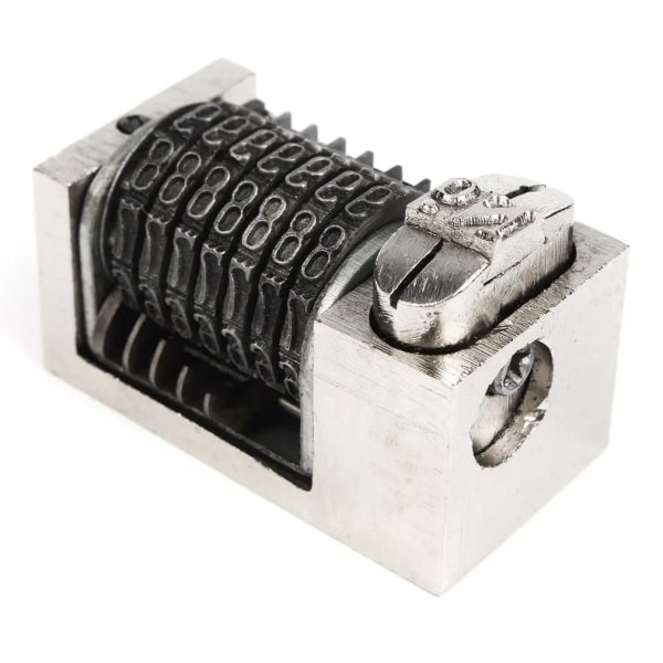 Numbering Machine 7 Digit Backward Flat Press Lead Printing Windmill Letterpress Printer Receipt Printing Machine
