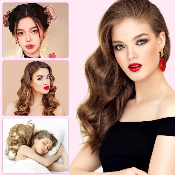 Heatless Curling Rod Silk Curls No Heat Hair Curler Soft Hair Rollers Sleeping Headband New Lazy Hair Curlers Hair Styling Tools