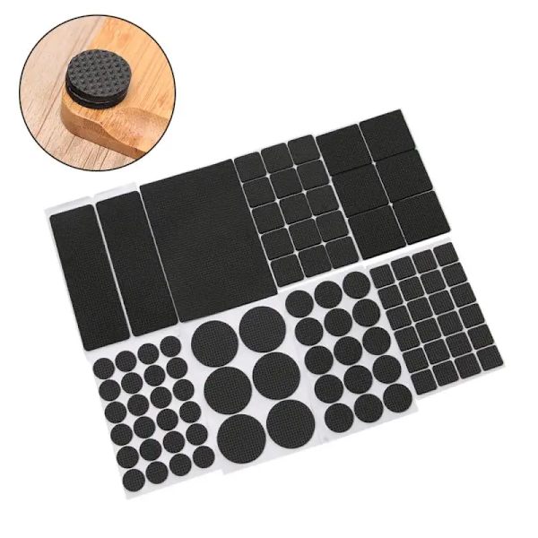 4-48PCS Thickening Self Adhesive Furniture Leg Feet Rug Felt Pads Anti Slip Mat Bumper Damper For Chair Table Protector Hardware