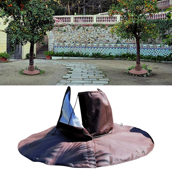 Winter Palm Tree Root Protector Plants Cover Against Frost Anti Freezing Brown Plants Protection Bag For Branches Poles
