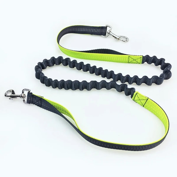 Pet dog leash running jogging dog lead sport adjustable walking hand free Waist Belt unique Reflective dog Double traction rope