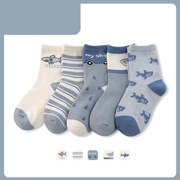 Children Socks Autumn And Winter New Cartoon Cute Printing Comfortable Warm