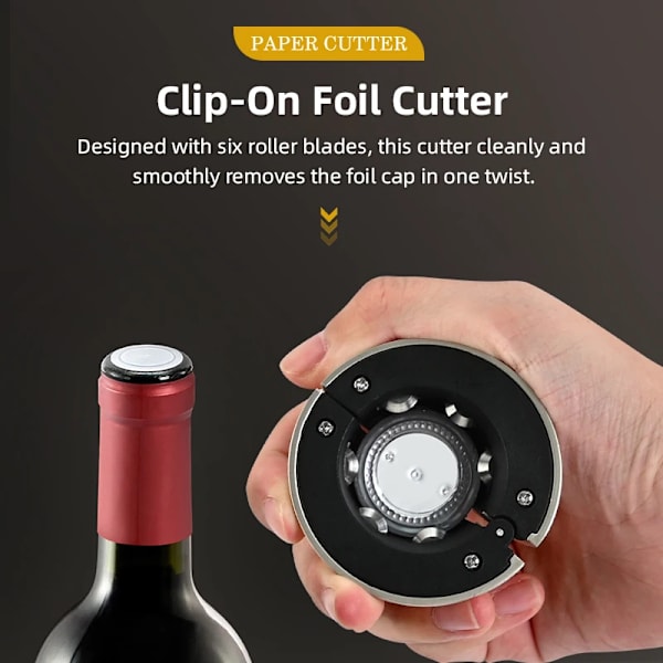 Wine Foil Cutter Tool Foil Remover for Wine Bottles Removes Foil Top Effortlessly Wine Opener Accessory Gift for Wine Lover