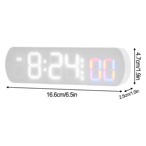 Date Desktop Note Alarm Clock Format Conversion Rectangular Alarm Clock