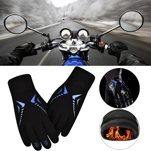 Winter Waterproof Men's Gloves Windproof Sports Fishing Touchscreen Driving Motorcycle Ski Non-slip Warm Cycling Women Gloves