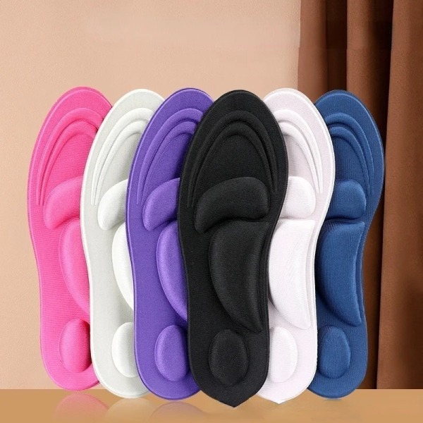 4D Memory Foam Insoles for Shoes Sole Breathable Massage Shoes Pad Sports Running Shoe Inserts for Woman Men Feet Orthopedic