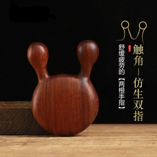 1pc Golden Sandalwood Nose Scraper Scraping Board Wooden Hair Comb Travel Acupoint Practical Portable Facial Massage Tools