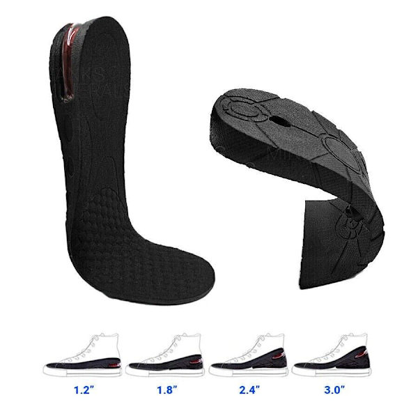 Shoe Lift Height Increase Insole Foot Pad Insert Riser Footpad Unisex