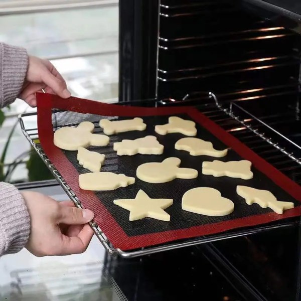 30X40cm Silicone Mat Baking Tray Baking Net Mat Breathable Non-stick Baking Mat Cookie Mat High Temperature Oven Mat G165