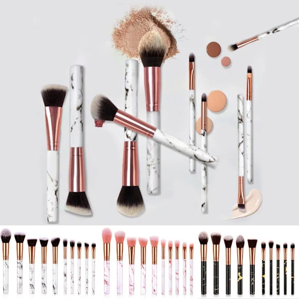 10pcs Set Makeup Brushes Tool Set Cosmetic Powder Eye Shadow Foundation Blush Blending Beauty Beauty Kit For Party Brushes
