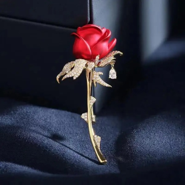 Elegant Crystal Brooches Come In Five Different Styles And Colors Including Swan And Bouquet Making Them Perfect For Daily Wear