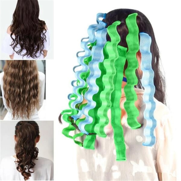 12pcs Make Curls Without Heat Heatless Natural Hair Curler For Sleeping No Heat Curlers Hair Waves Hair Loop Hair Curling