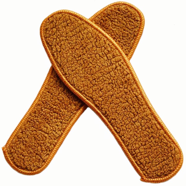 3 Pairs Warm Soft Wool Thermal Insoles Winter Shoes Inserts Pads Size 3-12 UK