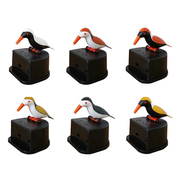 1Pcs Cute Bird Toothpick Dispenser Gag Gift Cleaning Teeth High Quality Material Automatic Bird Toothpick Box