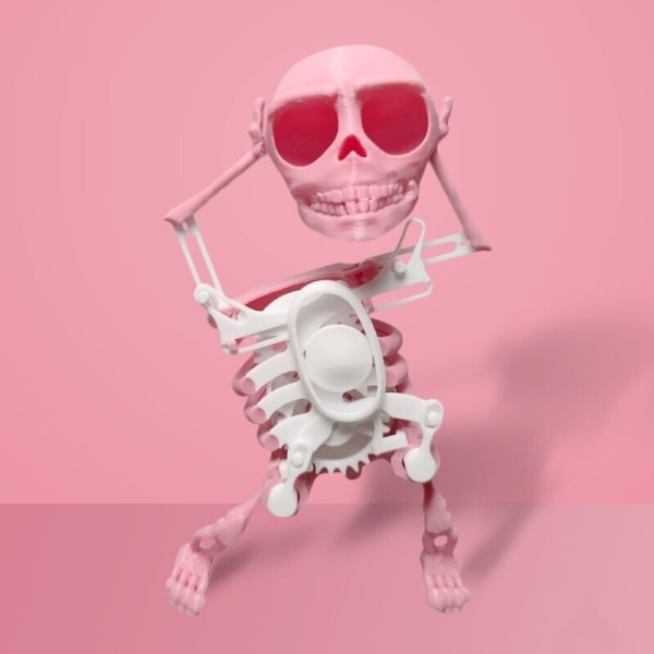 3D Mini Skull Printing Unique Funny Office Desk Toy Product Decompression Tool