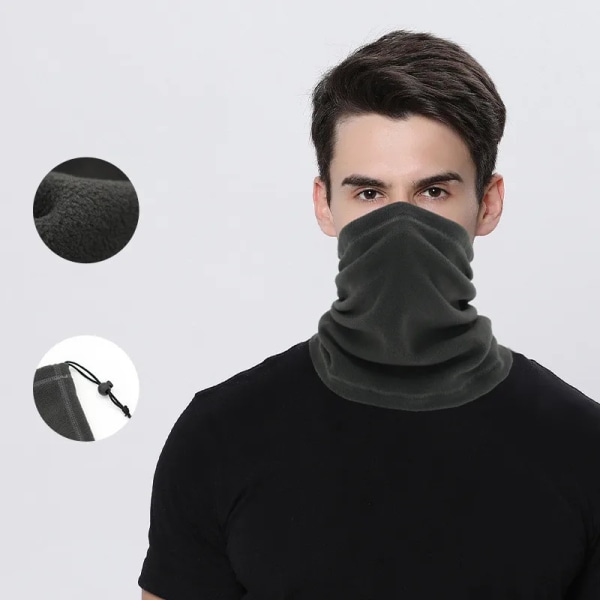 Winter Ski Mask Military Army Bandana Neck Scarf Balaclava for Men Women Polar Fleece Windproof Cycling Face Cover Neck Warmer