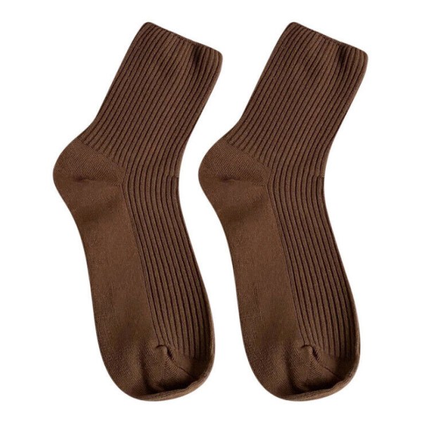 10 pairs of socks women's mid-tube stockings autumn vertical striped stockings