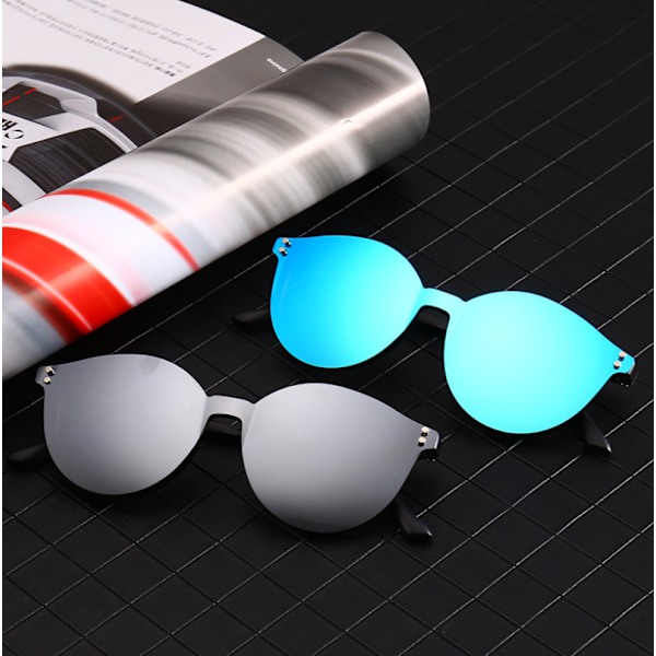 Round Magnetic Sunglasses Clip on Eyeglass Frames Polarized Driving Rx UV D529