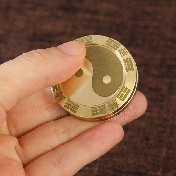 Coin EDC Hand Spinner Fingertip Fidget Slider Toys Decompression Stress Relief