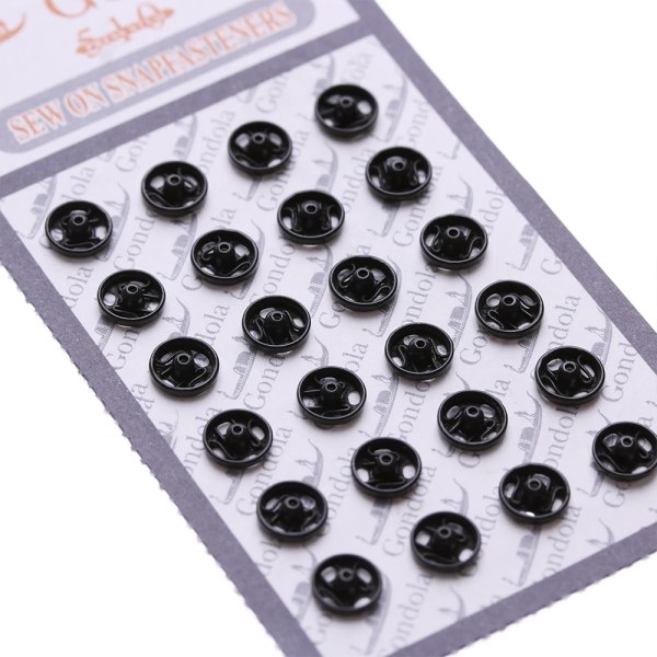10/24 Pcs Mini Buttons For DIY Doll Clothes Tiny Metal Buckle Invisible Snap For 1/6 Doll Clothing Sewing Accessories