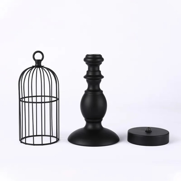 Creative Retro Bird Cage Candlestick European Style Iron Art Candle Holder Photography Wedding Restaurant Props