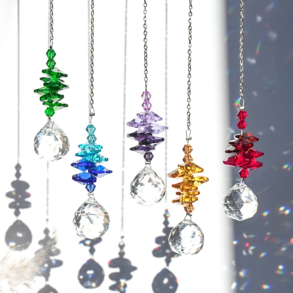 Crystals Glass Pendants Rainbow Collection Hanging Suncatcher For Chandelier Parts Wedding Favors, Home Or Garden D  co
