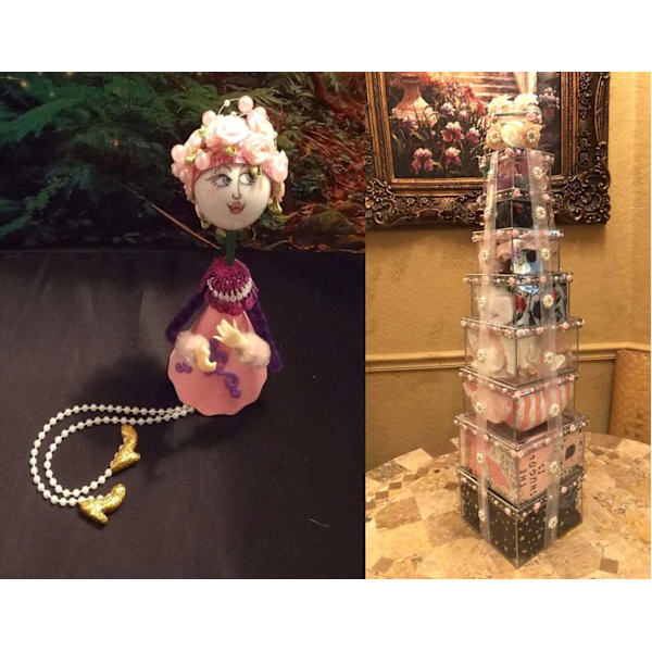 2M Pink Rose Pearl Leaf String Beads Garland Ribbon for Wedding Party Home Crafts Decoration DIY Accessory Gift Wrapping