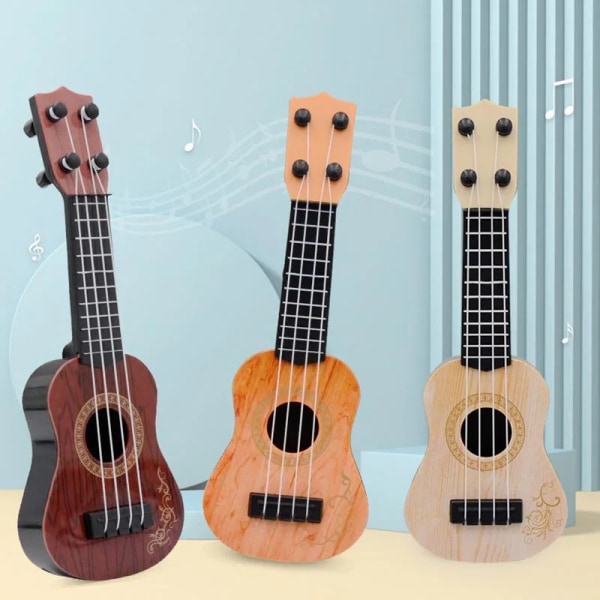 Classical Ukulele Children Guitar Toy Mini Guitar Musical Instruments Kids Early Education 4 Strings Small Guitar Nice Gift