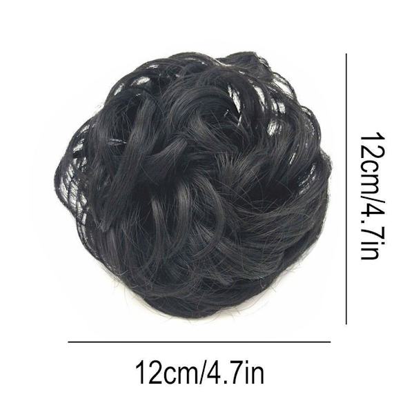 Natural Extensions Bobble Curly Messy Hair Bun Piece Updo Scrunchie Fake