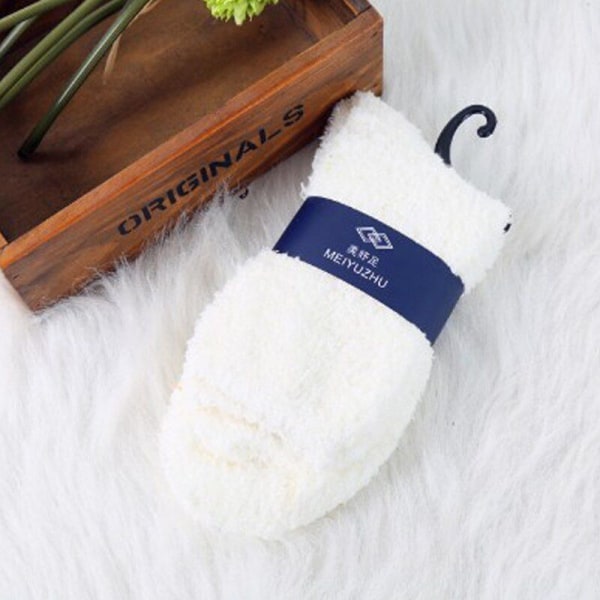 Winter Warm Fluffy Socks Soft Elastic Coral Velvet Socks Indoor Floor Home Sock