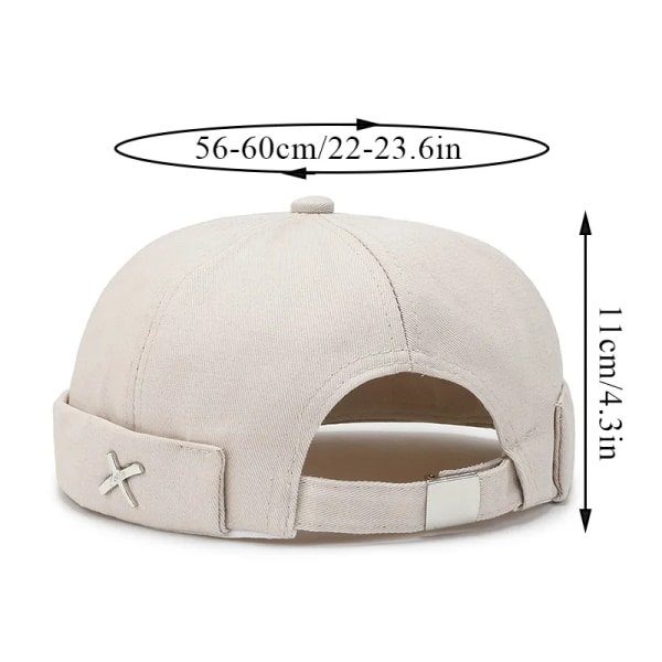 Vintage Dome Hat Mens Melon Beanie Cap Solid Color Docker Hat Unisex  adjustable Winter Hat for Women men Bonnet Beanies 005b