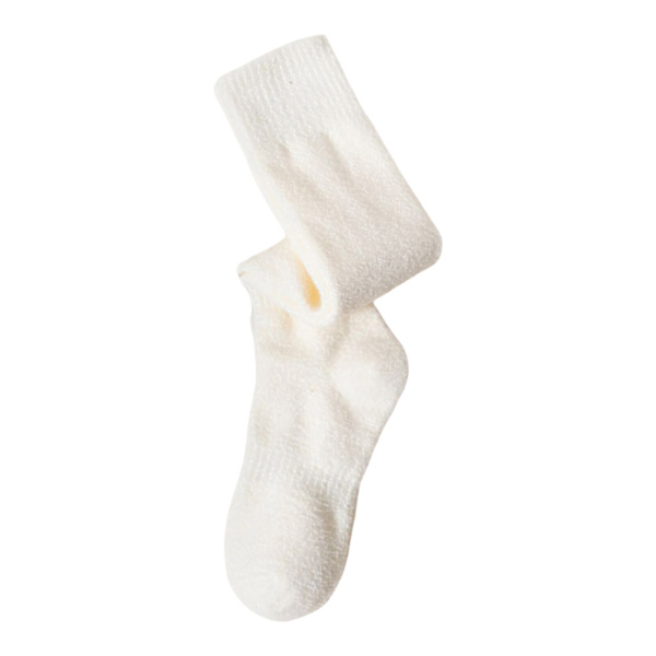 3pairs  Stockings Fashionable New Pattern Simple Solid Color Thickened Warm Autumn