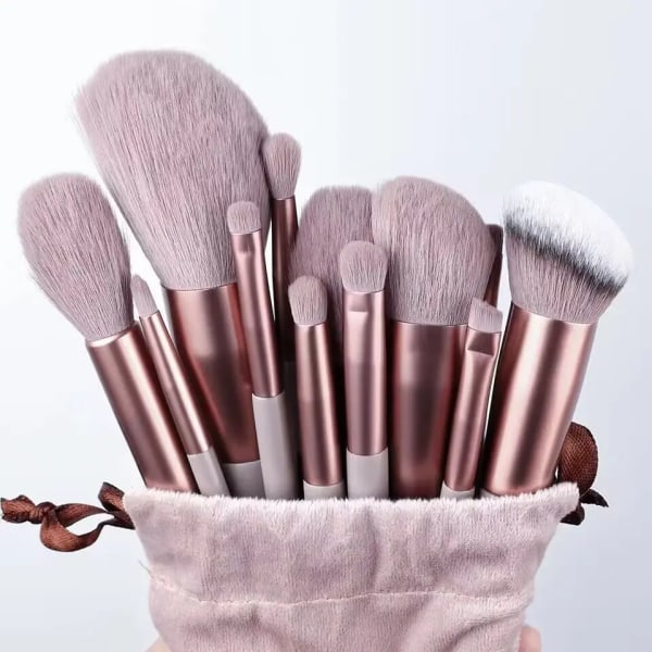 14PCS Makeup Brushes Set Eye Shadow Foundation Blush Powder Brush Women Cosmetic Blending Beauty Soft and Fluffy makeup tools