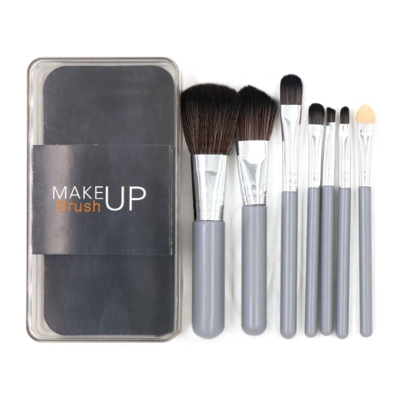 7 Mini Makeup Brushes Box Set Brush Portable Blush Brush Eye Shadow Brush Loose Powder Brush Beauty Brush Beauty Makeup