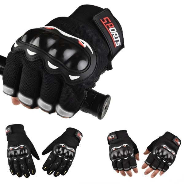 Motorcycle Gloves Sports Tactical Full Finger Gloves Touchscreen Breathable Protective Bicycle Riding Half Finger Gym Gloves